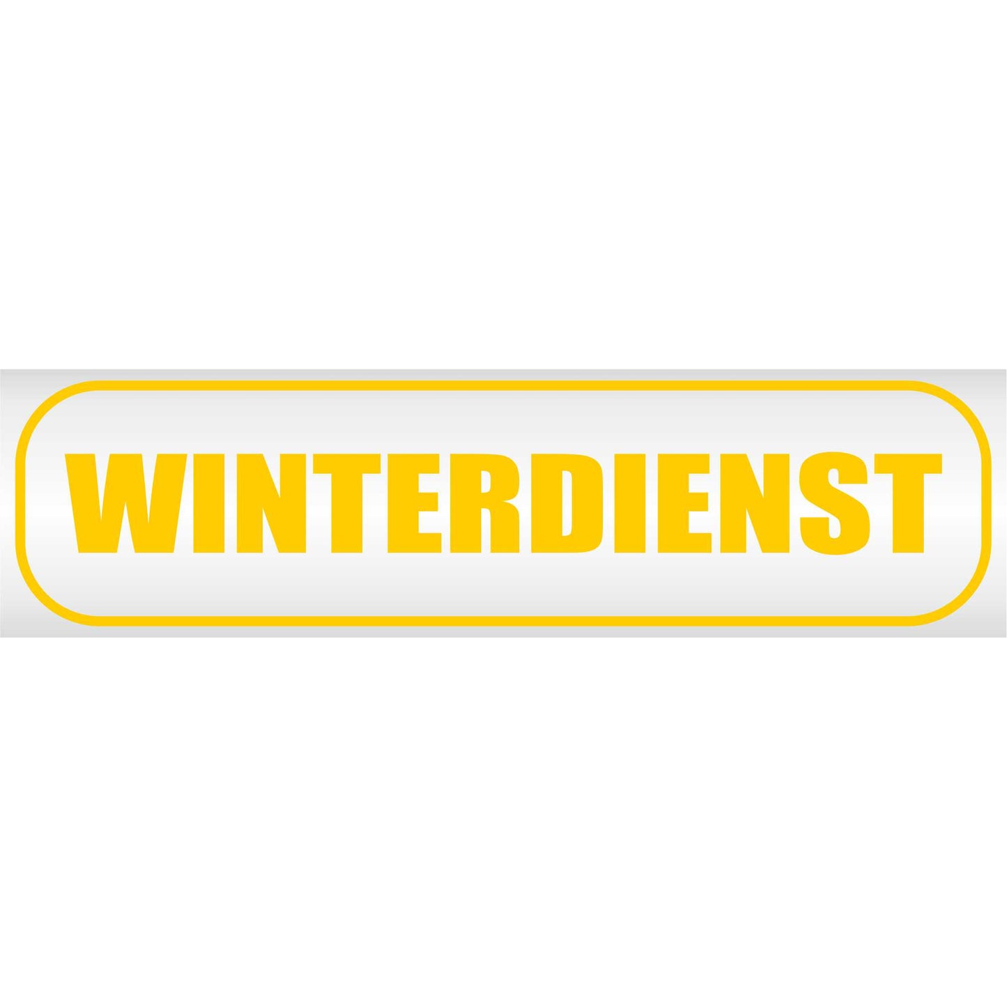 Magnetschild - Winterdienst - Magnetfolie für Auto - LKW - Truck - Baustelle - Firma