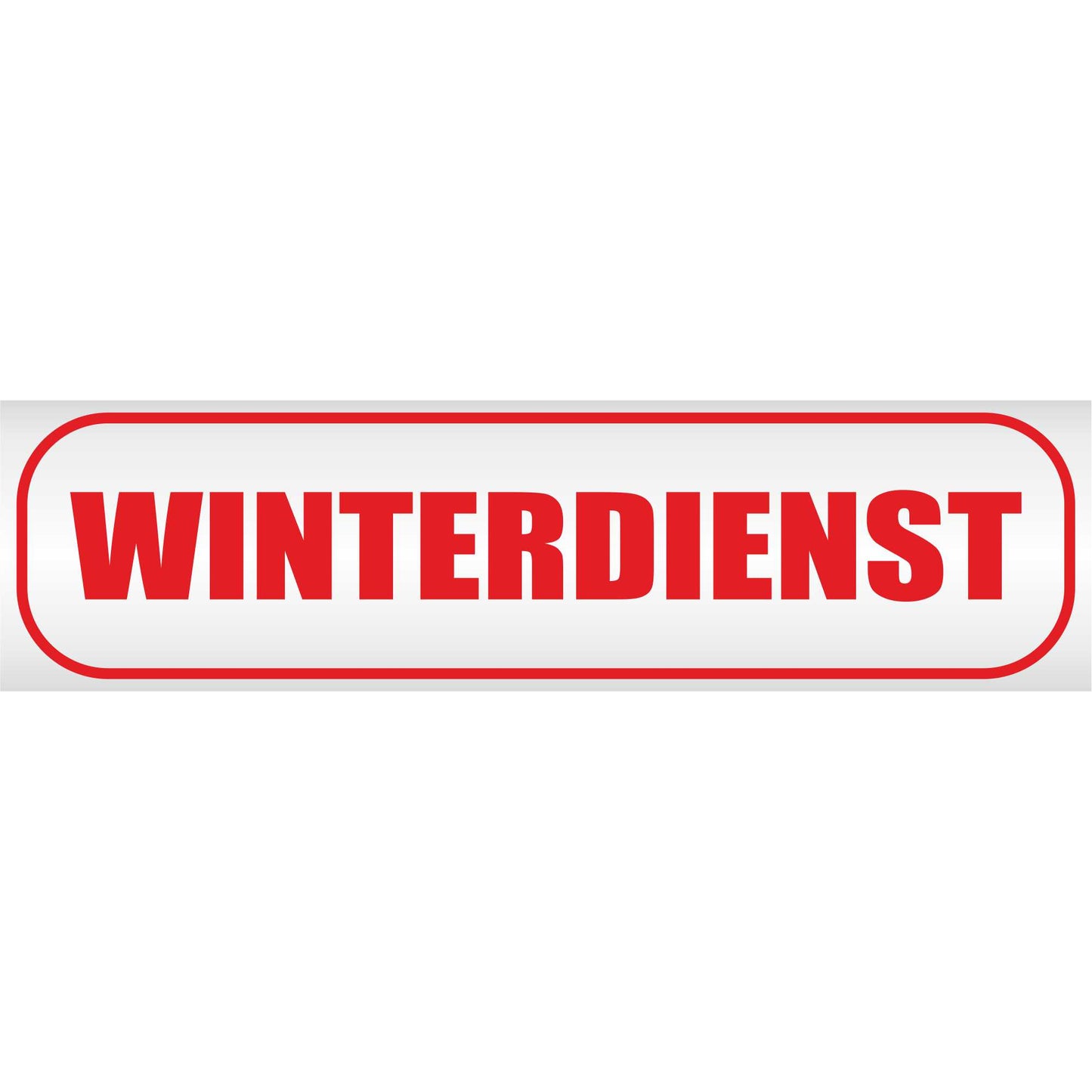 Magnetschild - Winterdienst - Magnetfolie für Auto - LKW - Truck - Baustelle - Firma