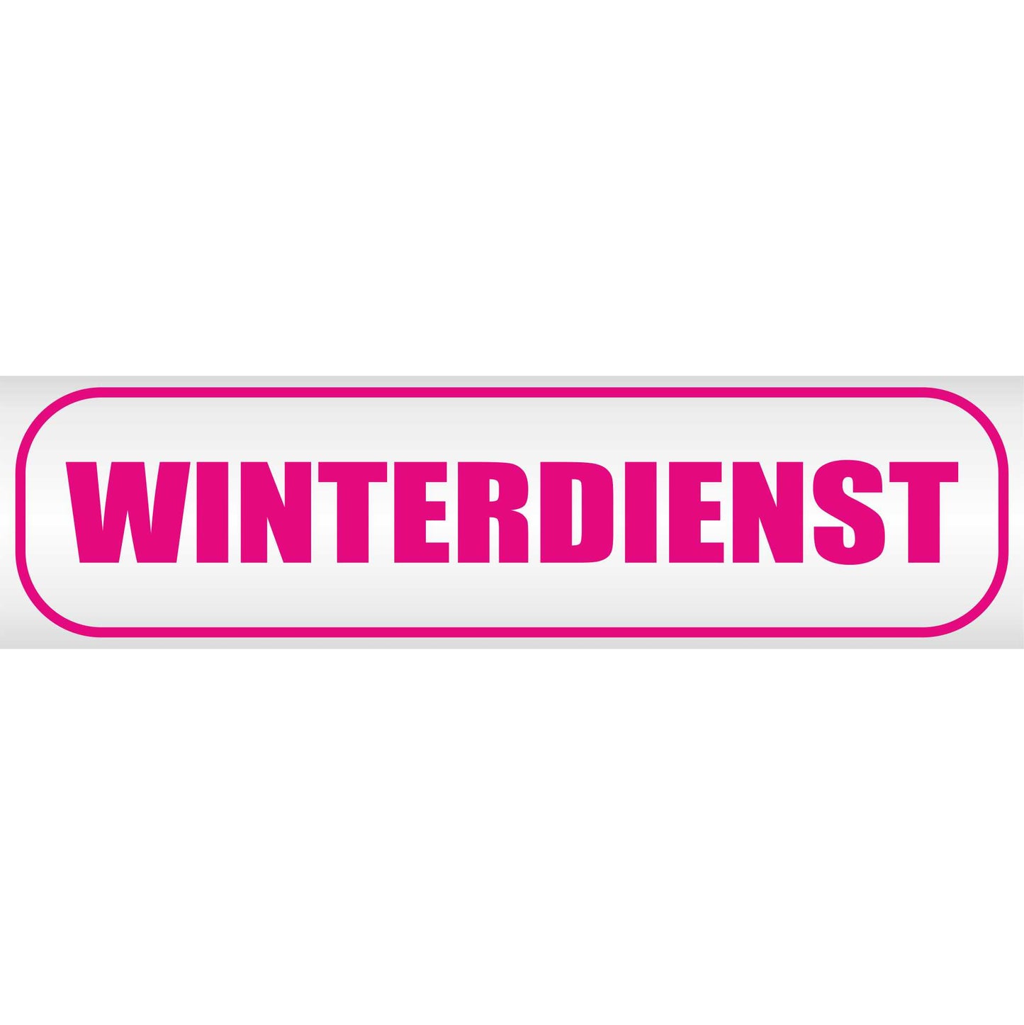 Magnetschild - Winterdienst - Magnetfolie für Auto - LKW - Truck - Baustelle - Firma