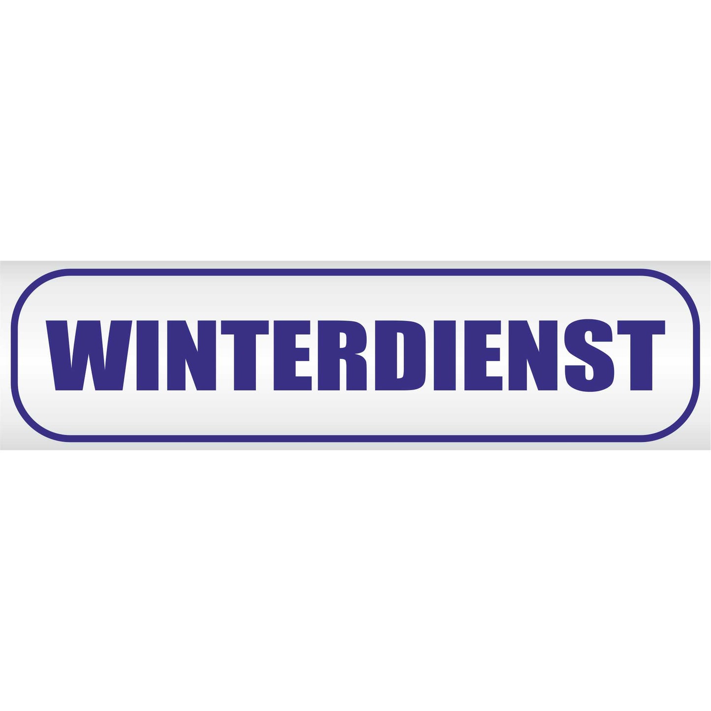 Magnetschild - Winterdienst - Magnetfolie für Auto - LKW - Truck - Baustelle - Firma