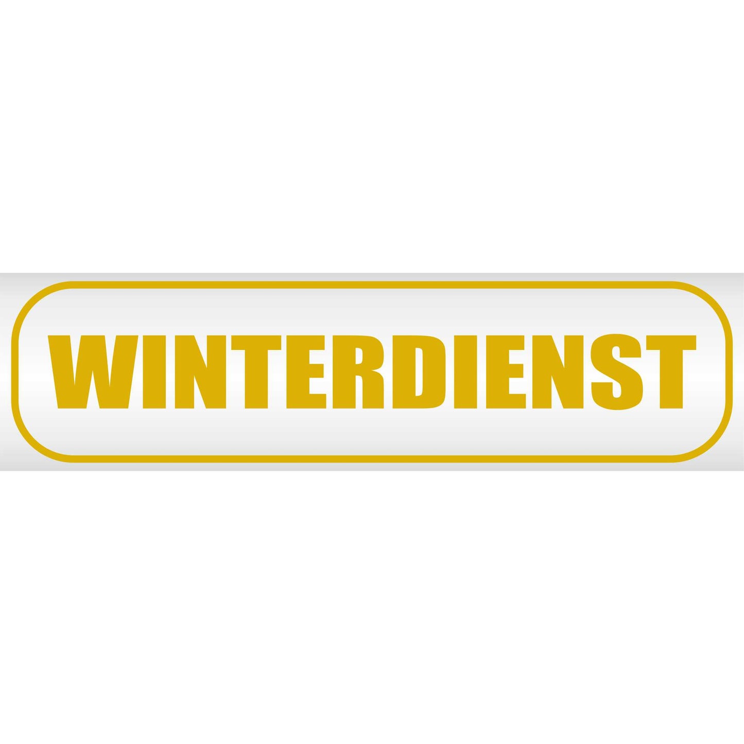 Magnetschild - Winterdienst - Magnetfolie für Auto - LKW - Truck - Baustelle - Firma