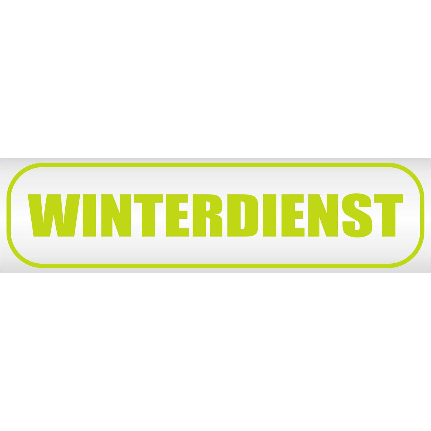 Magnetschild - Winterdienst - Magnetfolie für Auto - LKW - Truck - Baustelle - Firma