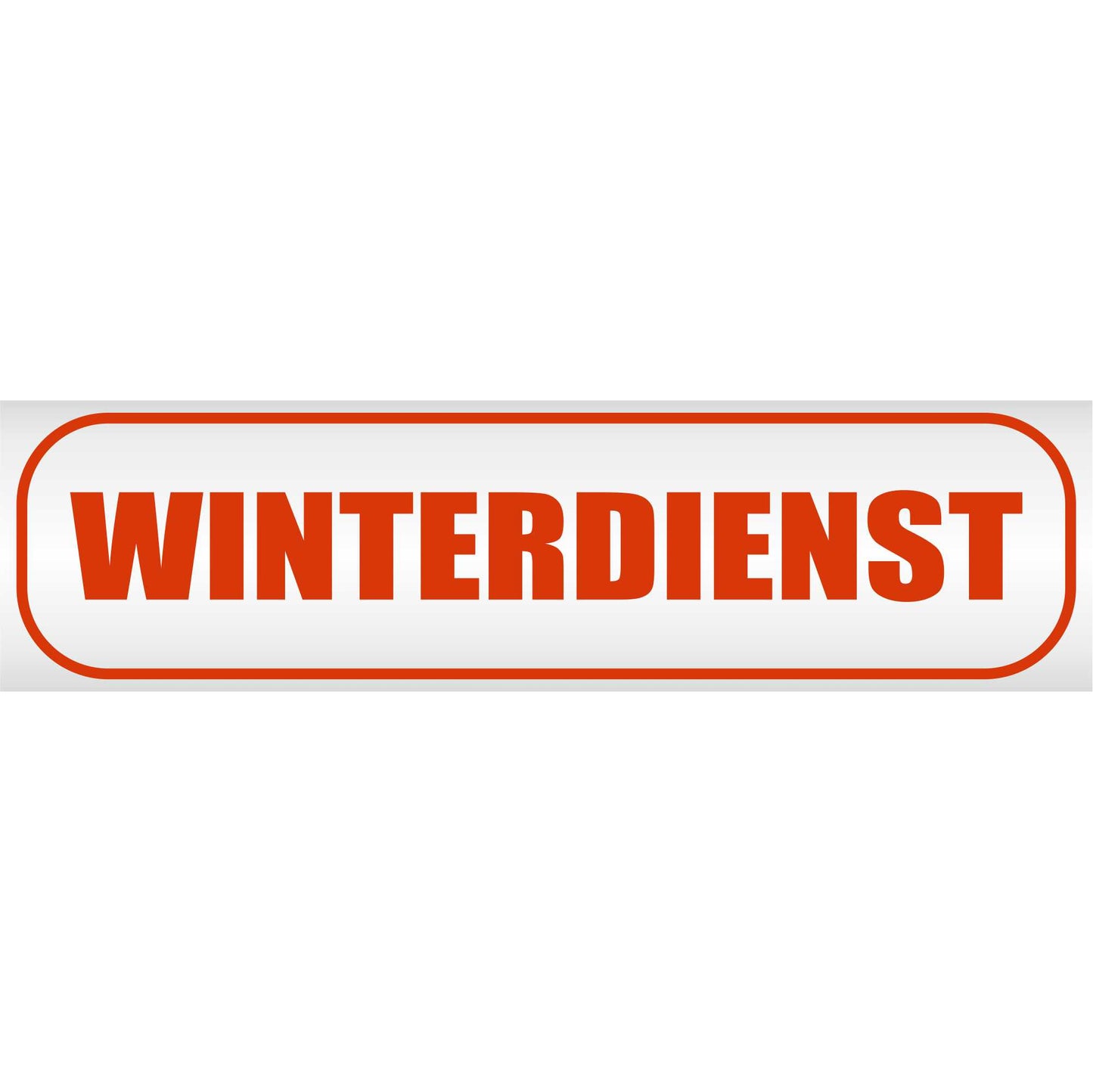 Magnetschild - Winterdienst - Magnetfolie für Auto - LKW - Truck - Baustelle - Firma