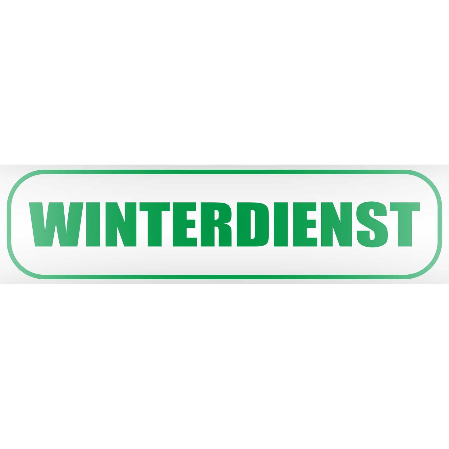 Magnetschild - Winterdienst - Magnetfolie für Auto - LKW - Truck - Baustelle - Firma