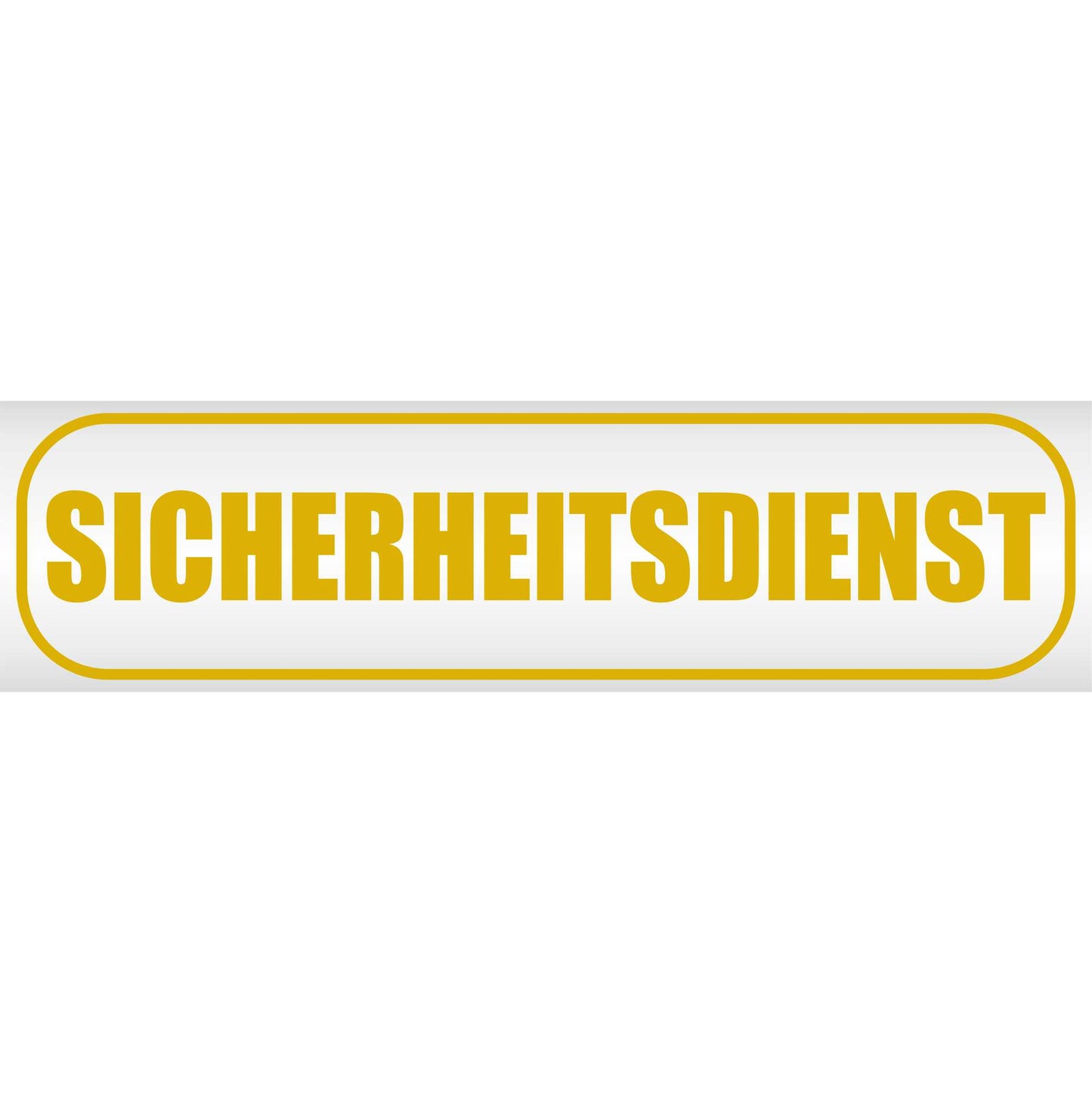 Magnetschild - SICHERHEITSDIENST - Magnetfolie für Auto - LKW - Truck - Baustelle - Firma