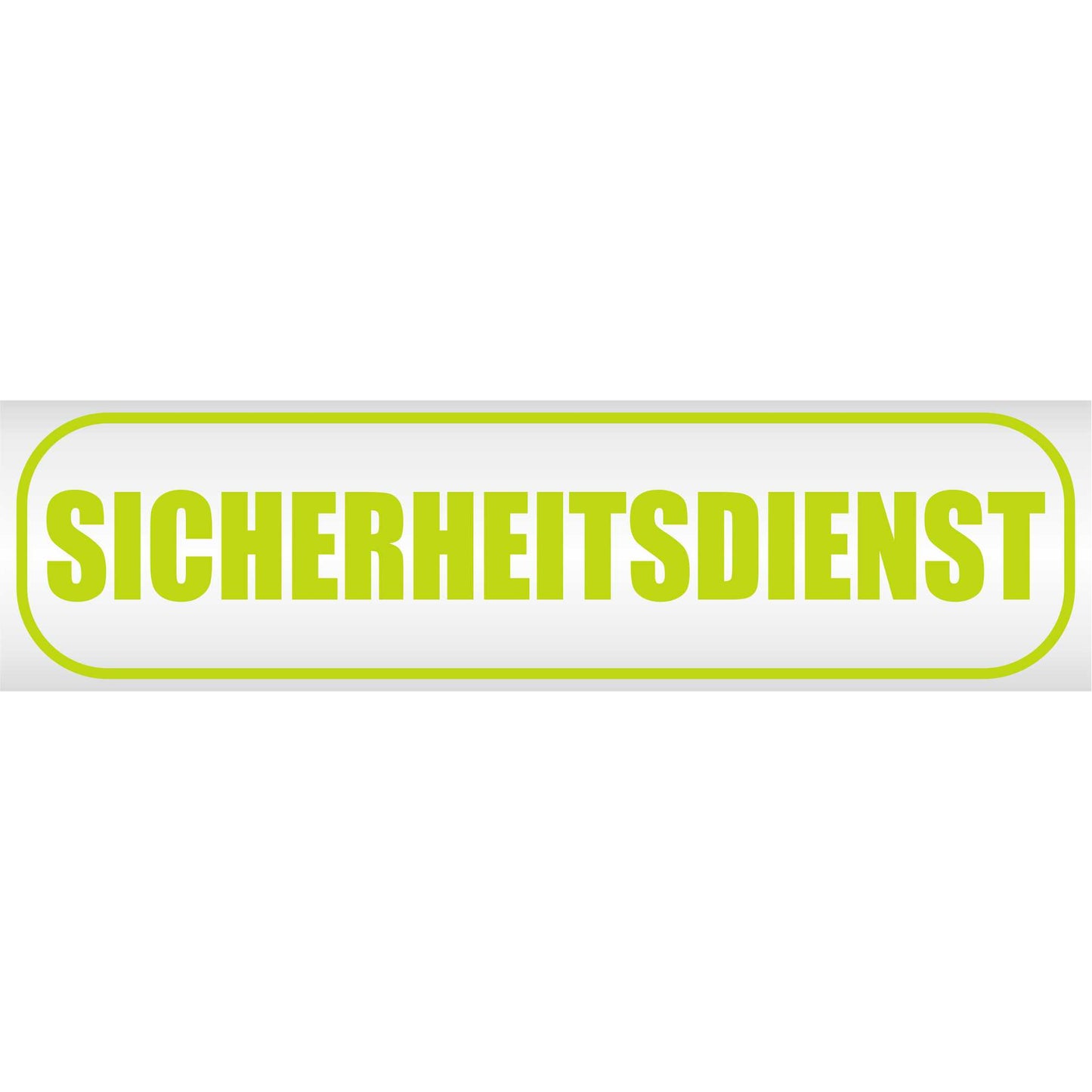 Magnetschild - SICHERHEITSDIENST - Magnetfolie für Auto - LKW - Truck - Baustelle - Firma