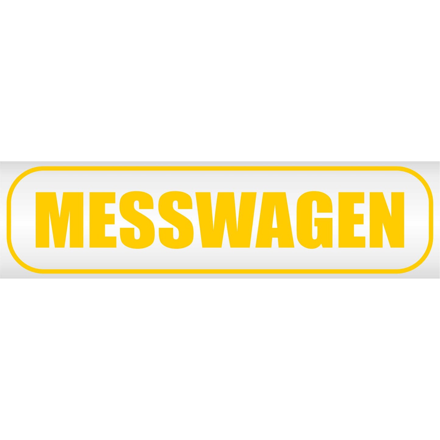 Magnetschild - Messwagen - Magnetfolie für Auto - LKW - Truck - Baustelle - Firma