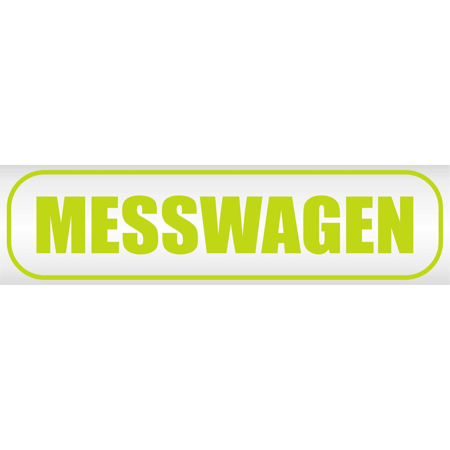 Magnetschild - Messwagen - Magnetfolie für Auto - LKW - Truck - Baustelle - Firma