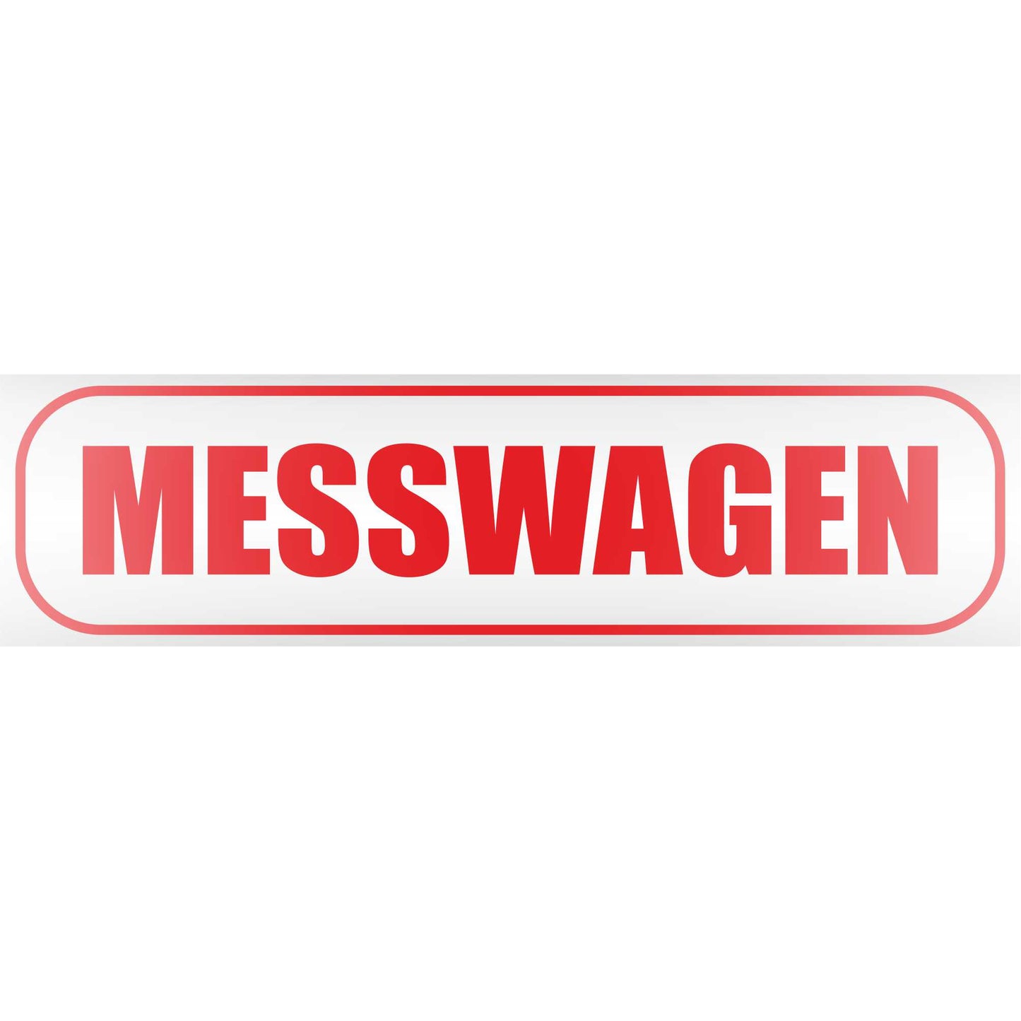 Magnetschild - Messwagen - Magnetfolie für Auto - LKW - Truck - Baustelle - Firma