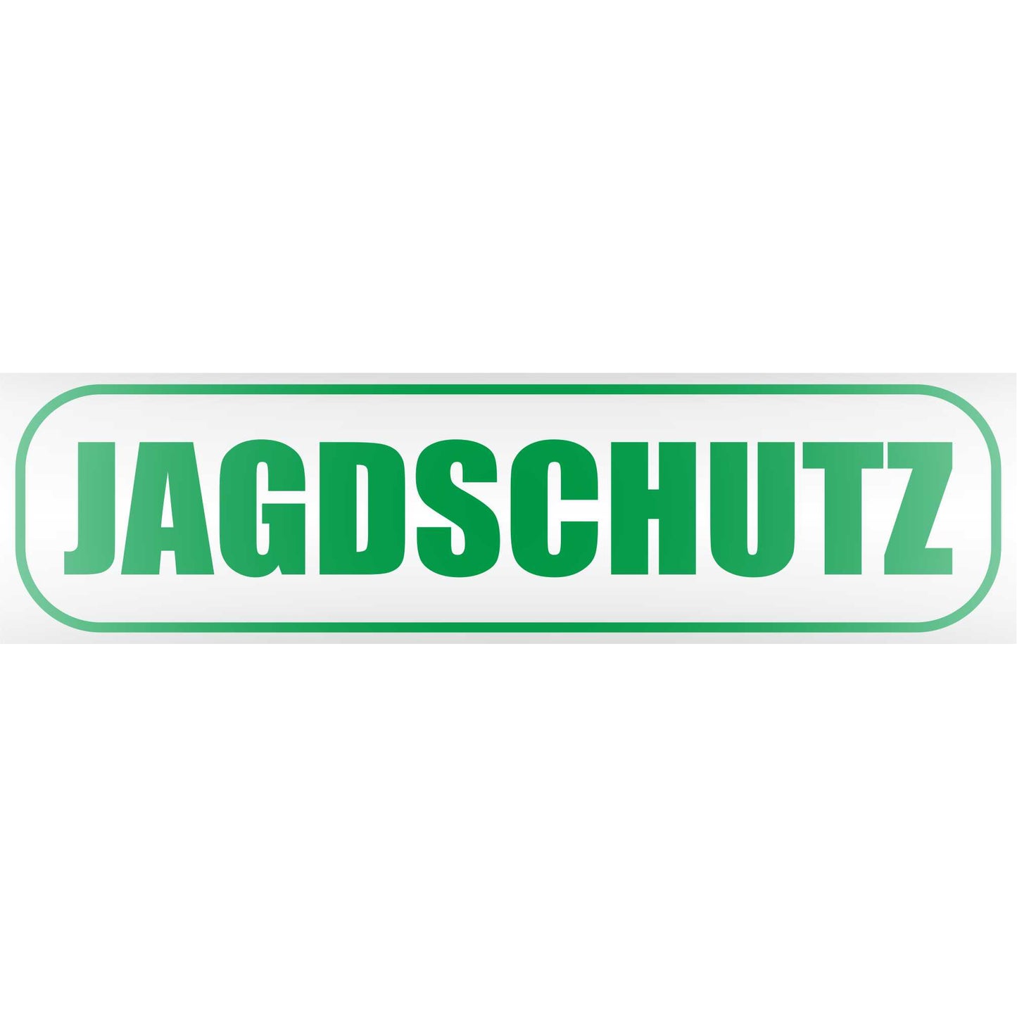 Magnetschild - JAGDSCHUTZ - Magnetfolie für Auto - LKW - Truck - Baustelle - Firma