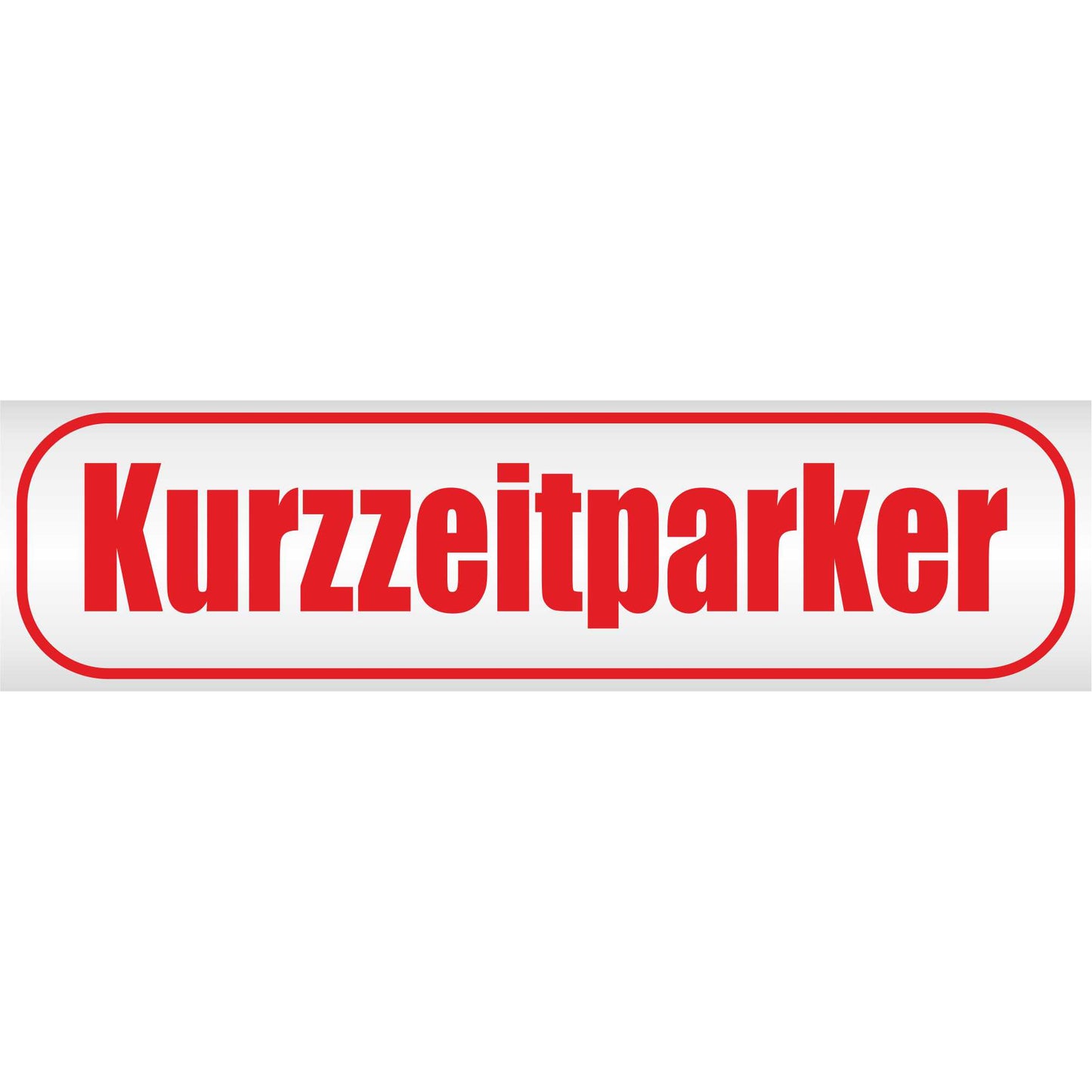 Magnetschild - Kurzzeitparker - Magnetfolie für Auto - LKW - Truck - Baustelle - Firma