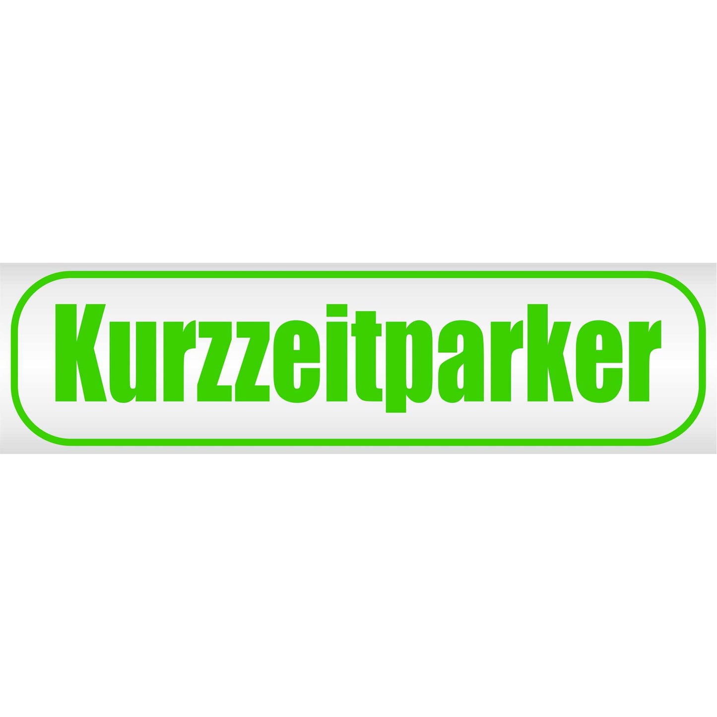 Magnetschild - Kurzzeitparker - Magnetfolie für Auto - LKW - Truck - Baustelle - Firma