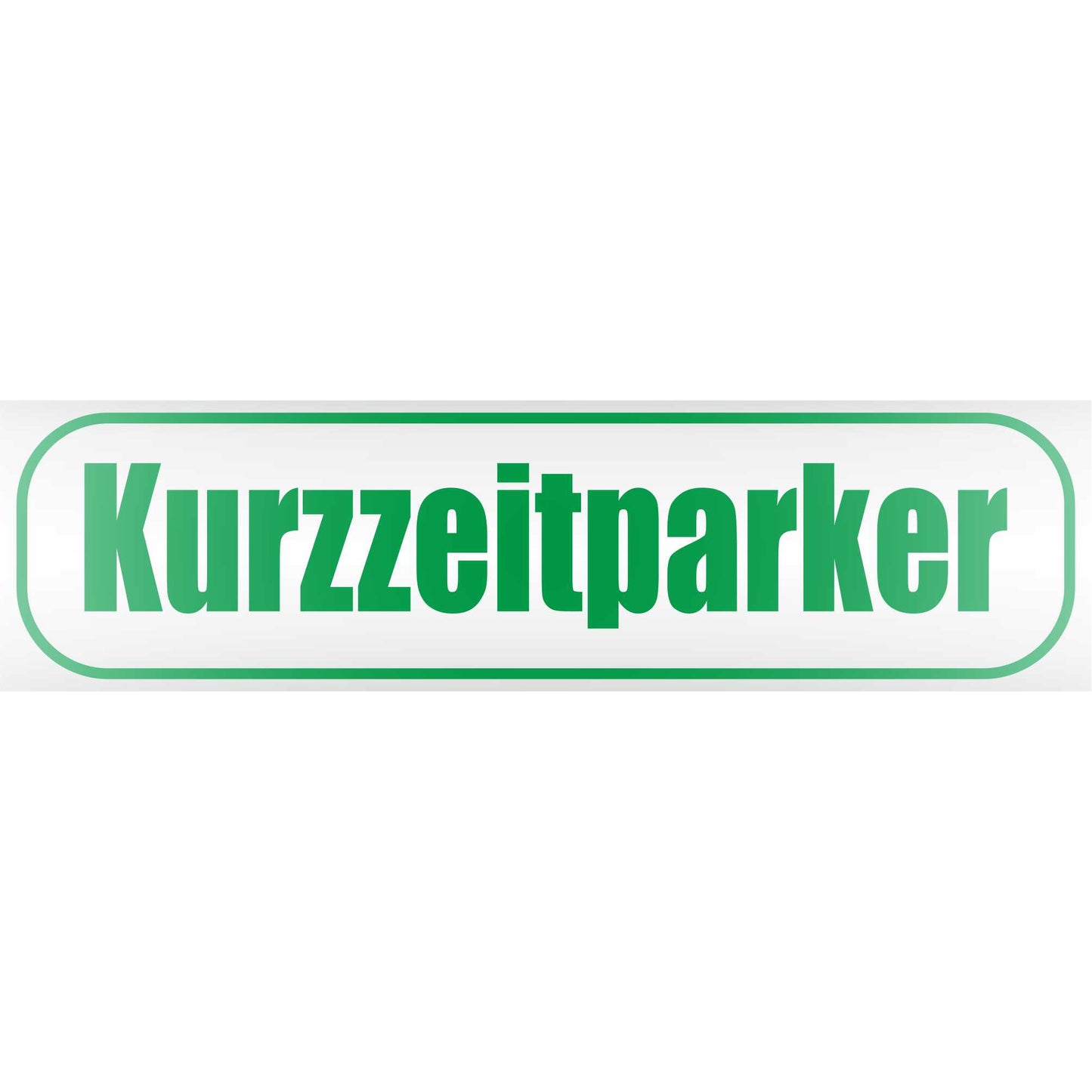 Magnetschild - Kurzzeitparker - Magnetfolie für Auto - LKW - Truck - Baustelle - Firma