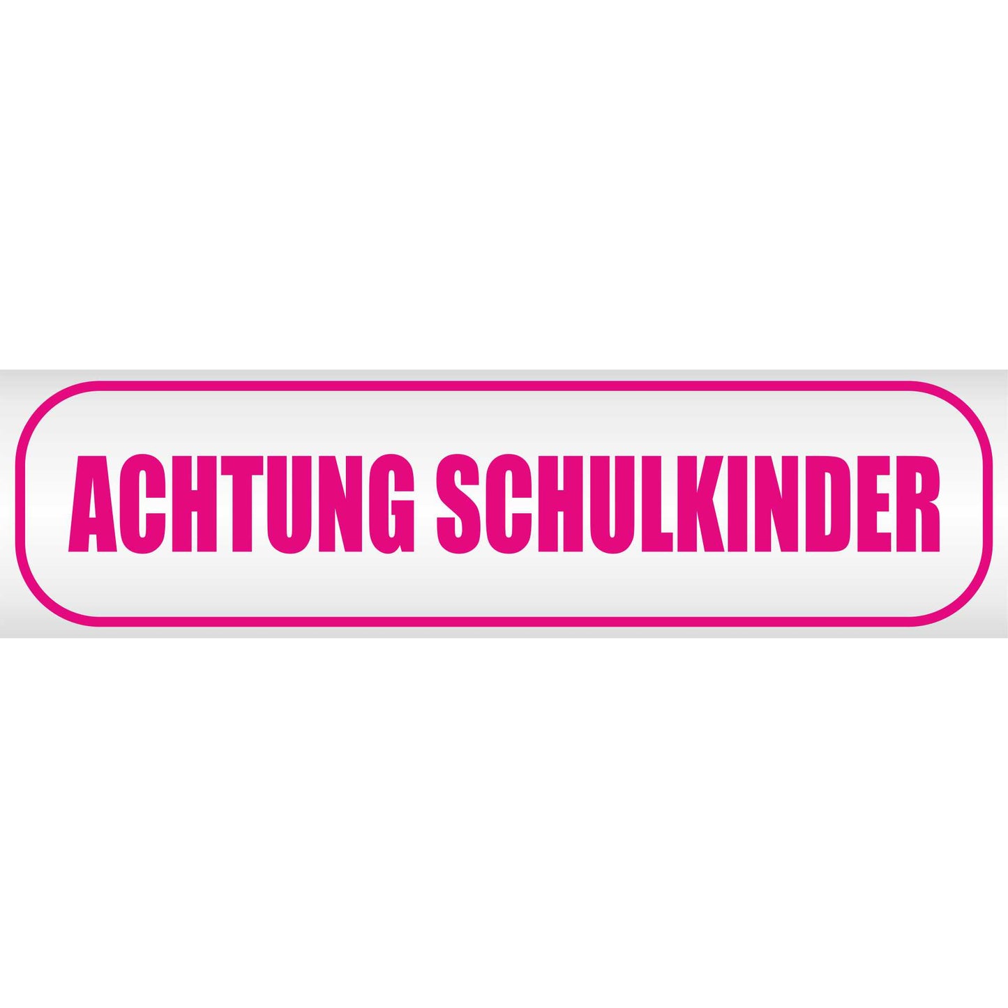 Magnetschild - Achtung Schulkinder - Magnetfolie für Auto - LKW - Truck - Baustelle - Firma