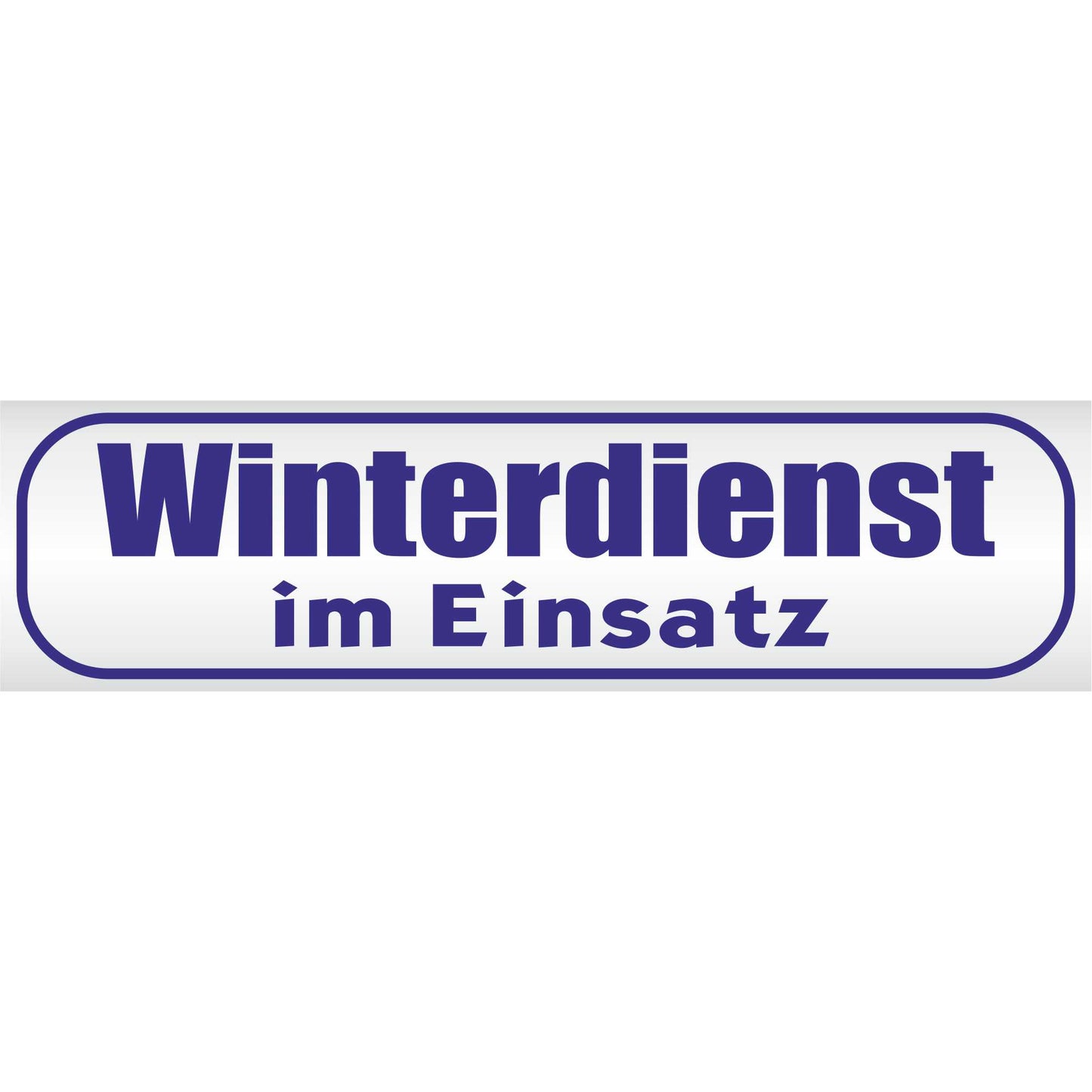 Magnetschild - Winterdienst im Einsatz - Magnetfolie für Auto - LKW - Truck - Baustelle - Firma