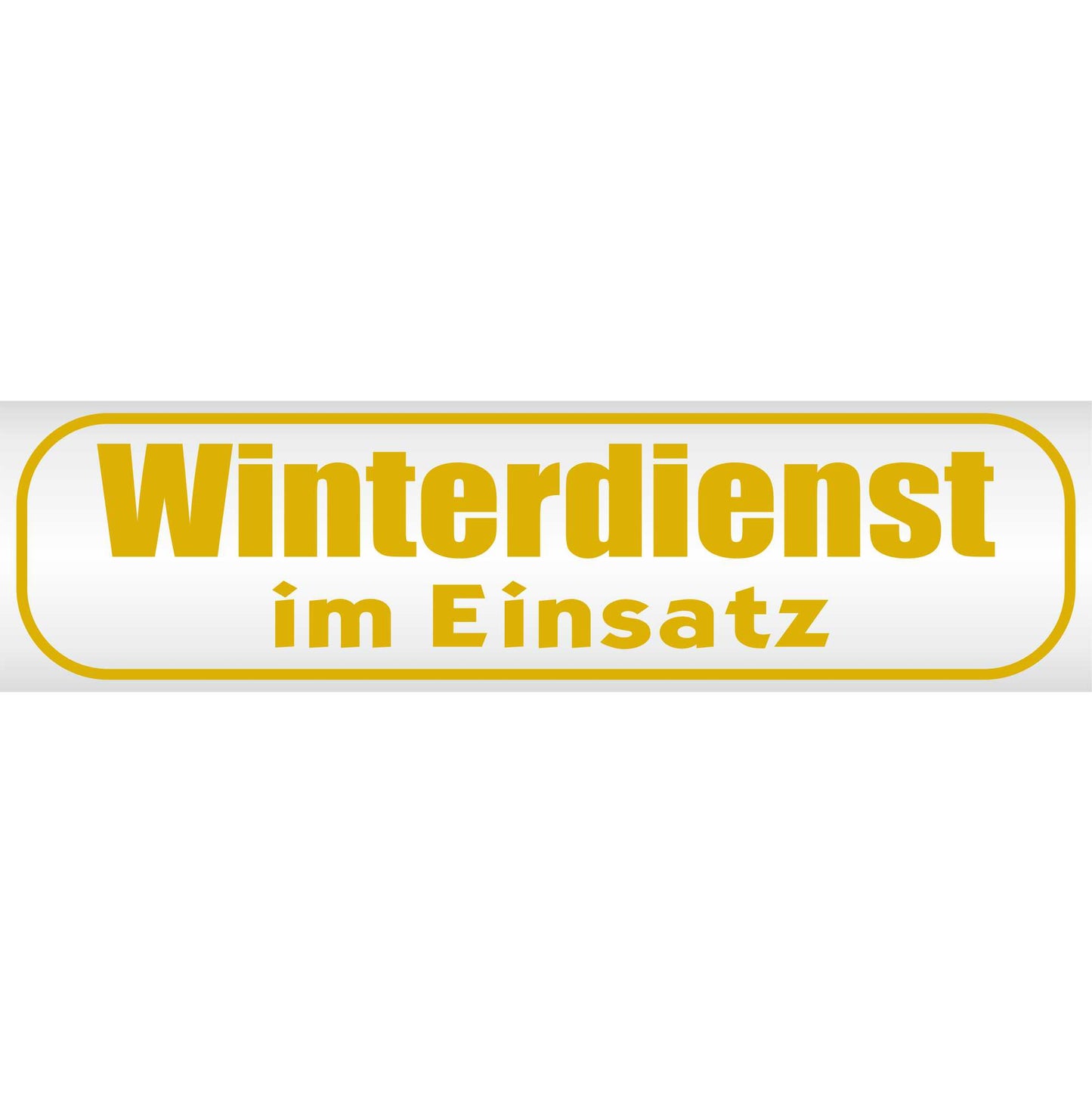 Magnetschild - Winterdienst im Einsatz - Magnetfolie für Auto - LKW - Truck - Baustelle - Firma