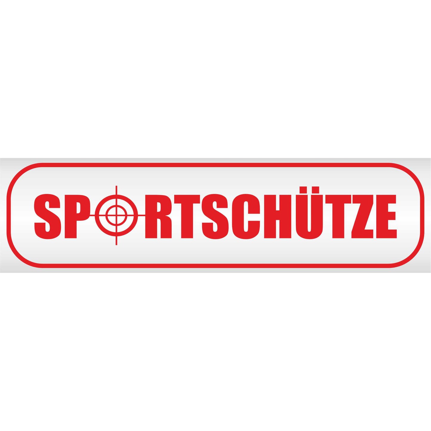 Magnetschild - Sportschütze - Magnetfolie für Auto - LKW - Truck - Baustelle - Firma