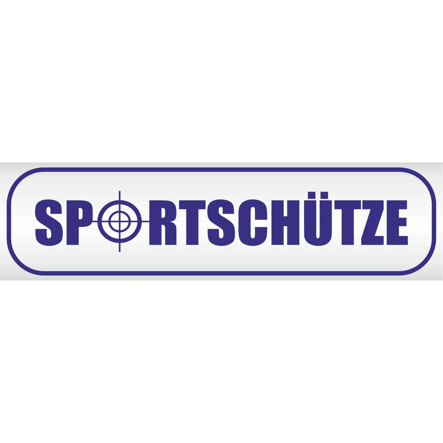 Magnetschild - Sportschütze - Magnetfolie für Auto - LKW - Truck - Baustelle - Firma