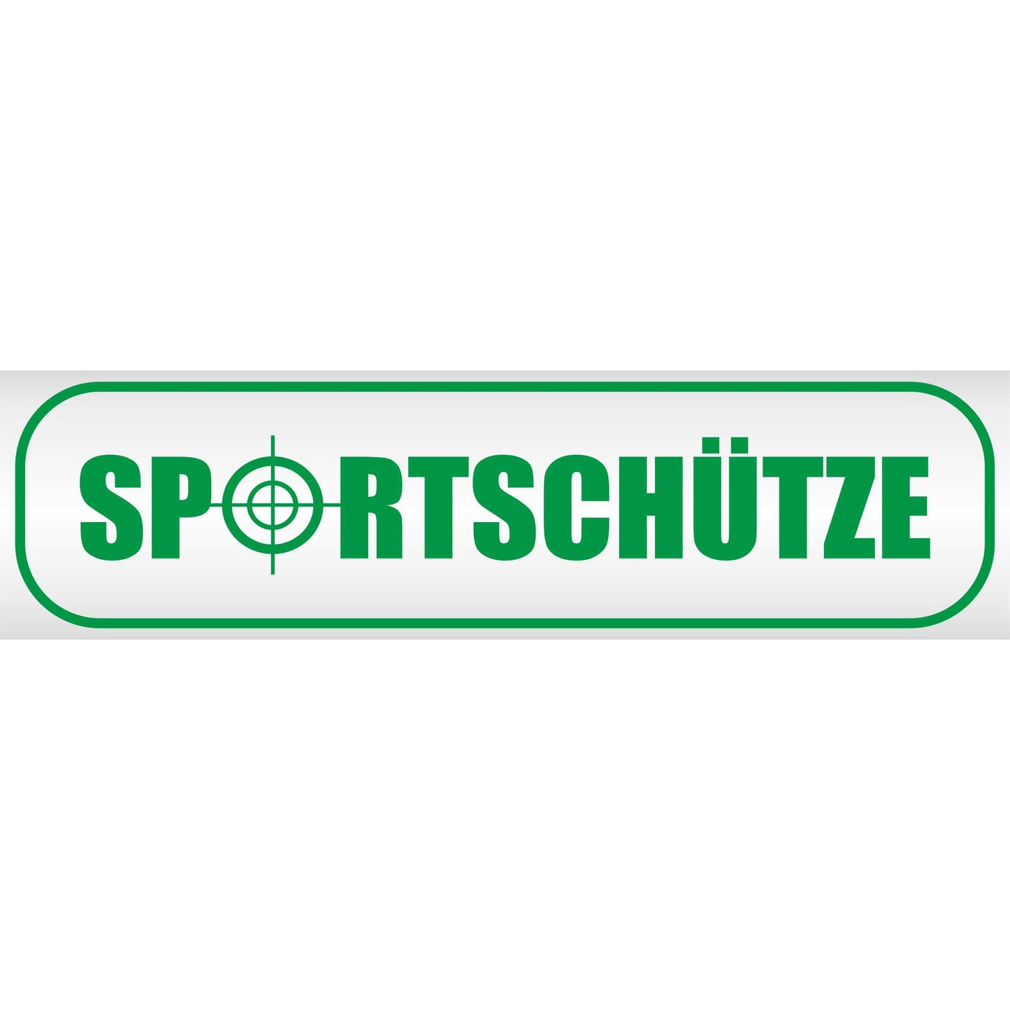 Magnetschild - Sportschütze - Magnetfolie für Auto - LKW - Truck - Baustelle - Firma