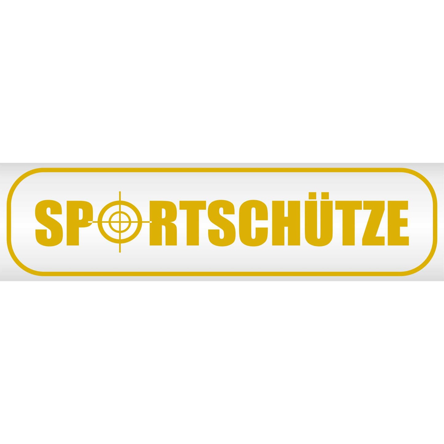 Magnetschild - Sportschütze - Magnetfolie für Auto - LKW - Truck - Baustelle - Firma