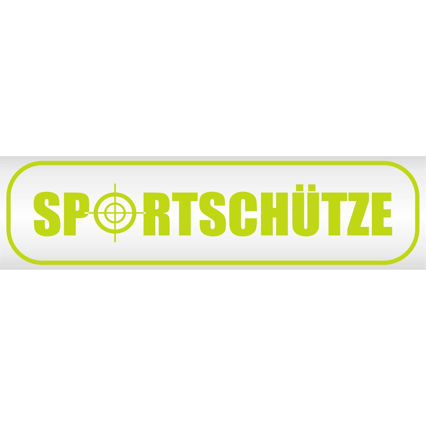 Magnetschild - Sportschütze - Magnetfolie für Auto - LKW - Truck - Baustelle - Firma