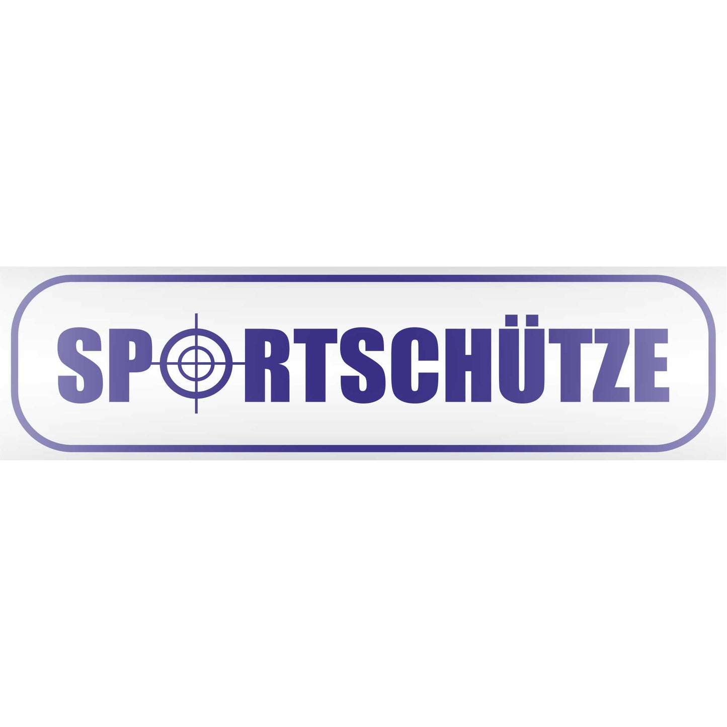 Magnetschild - Sportschütze - Magnetfolie für Auto - LKW - Truck - Baustelle - Firma