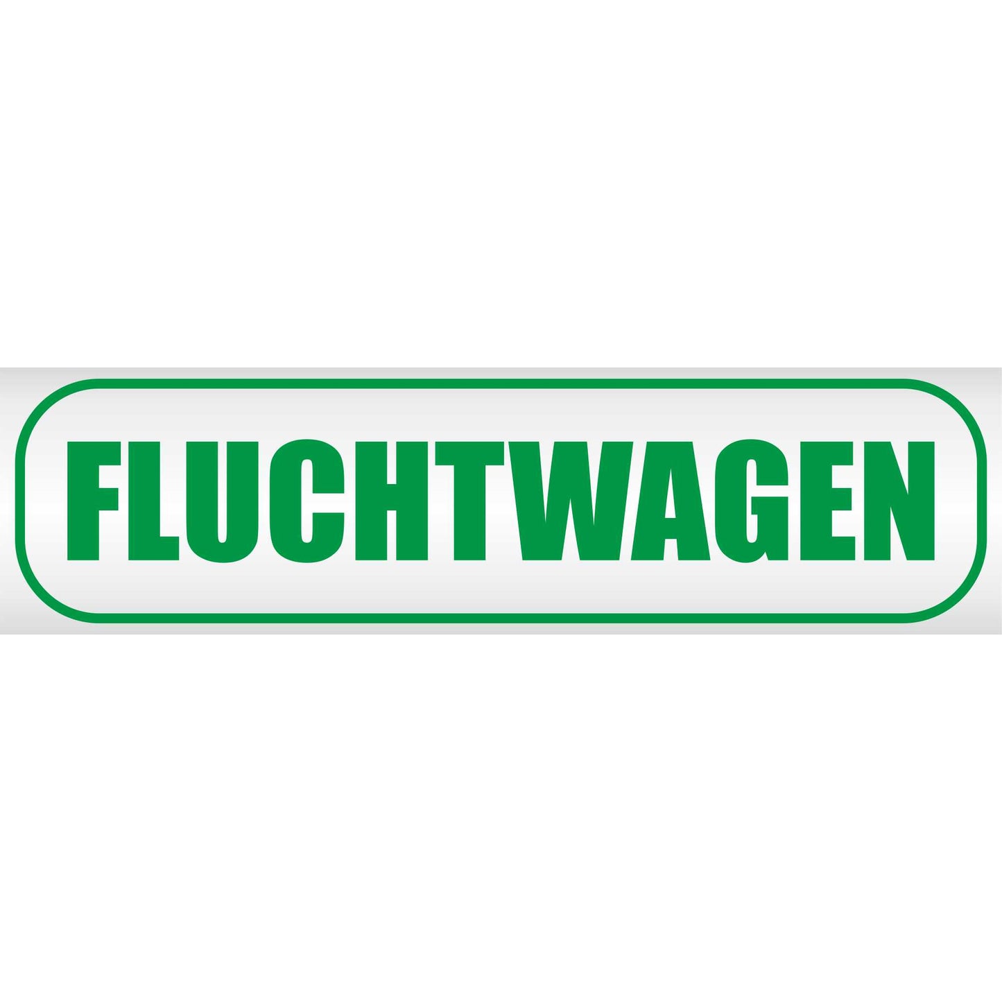 Magnetschild - Fluchtwagen - Magnetfolie für Auto - LKW - Truck - Baustelle - Firma