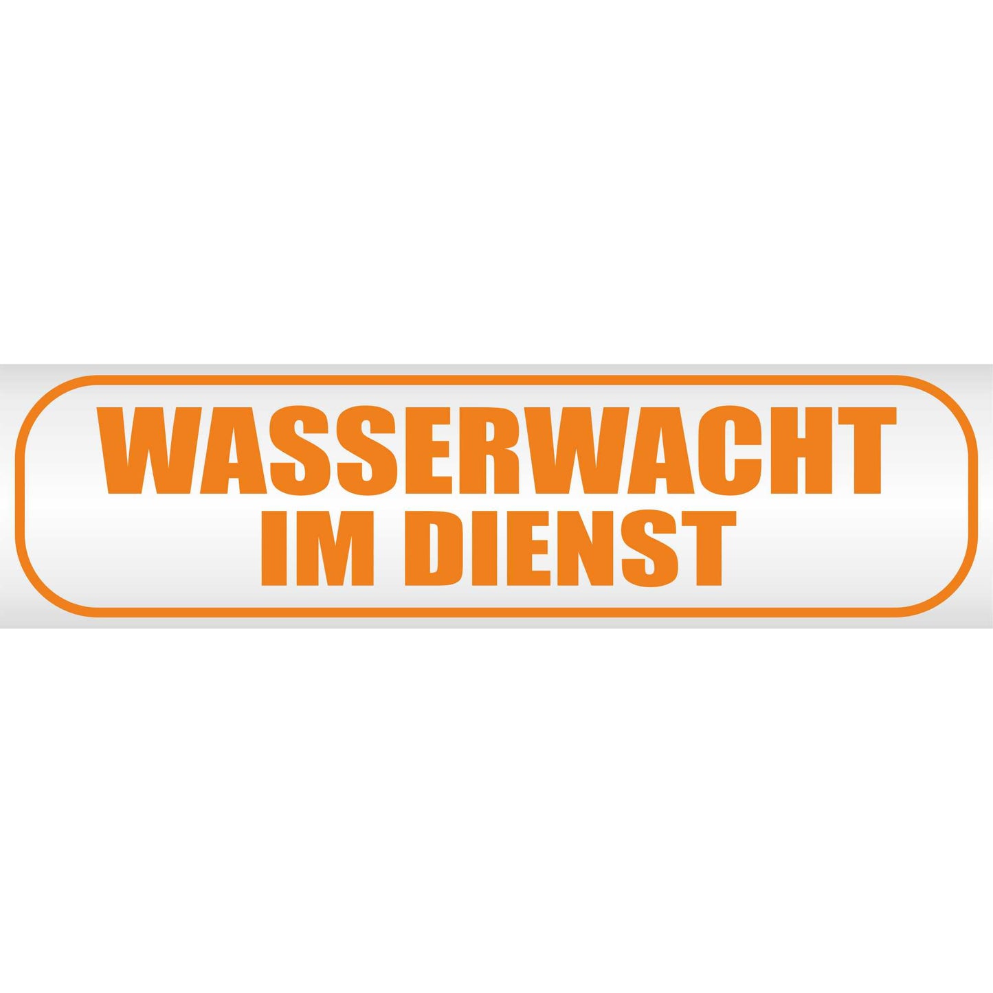 Magnetschild - Wasserwacht im Dienst - Magnetfolie für Auto - LKW - Truck - Baustelle - Firma