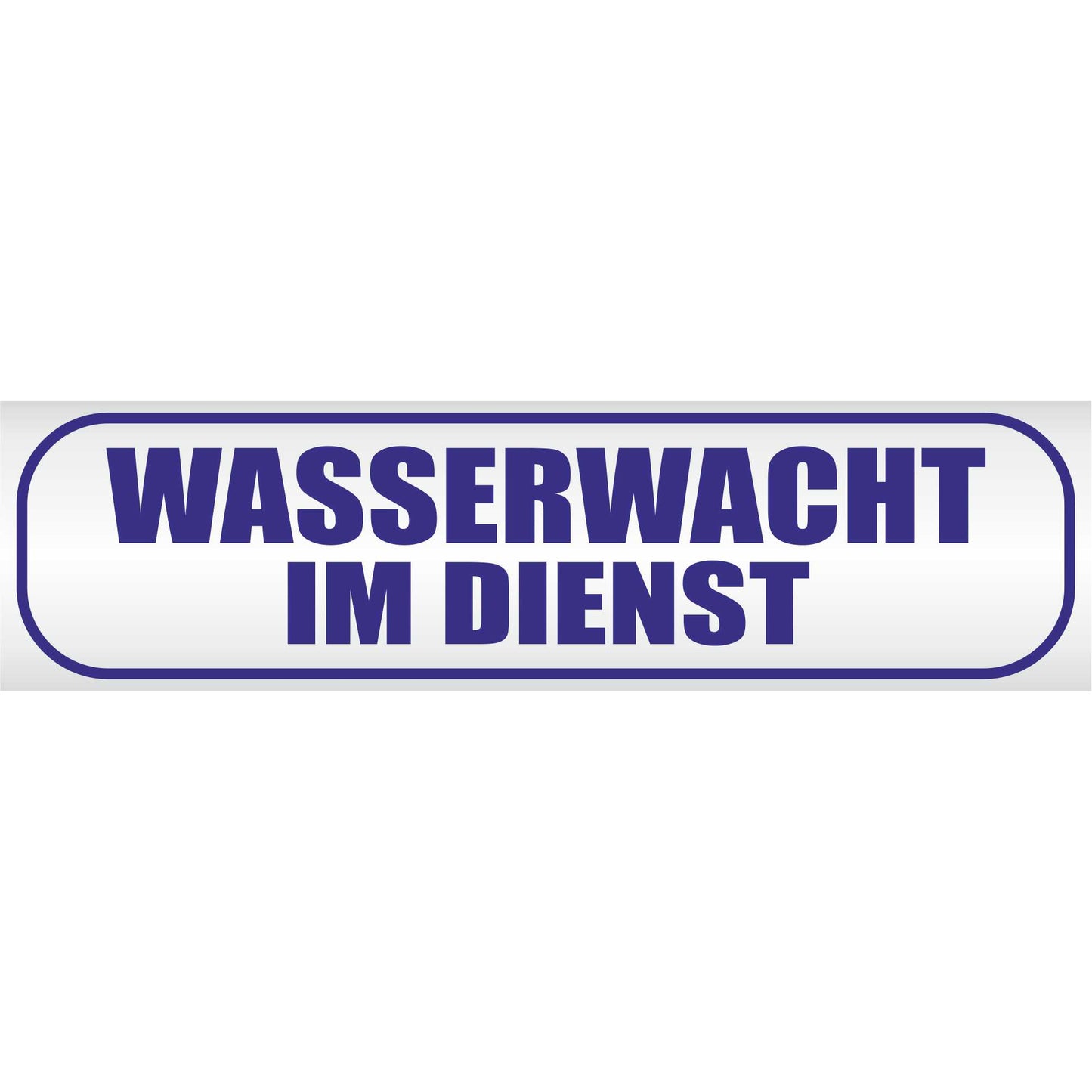 Magnetschild - Wasserwacht im Dienst - Magnetfolie für Auto - LKW - Truck - Baustelle - Firma