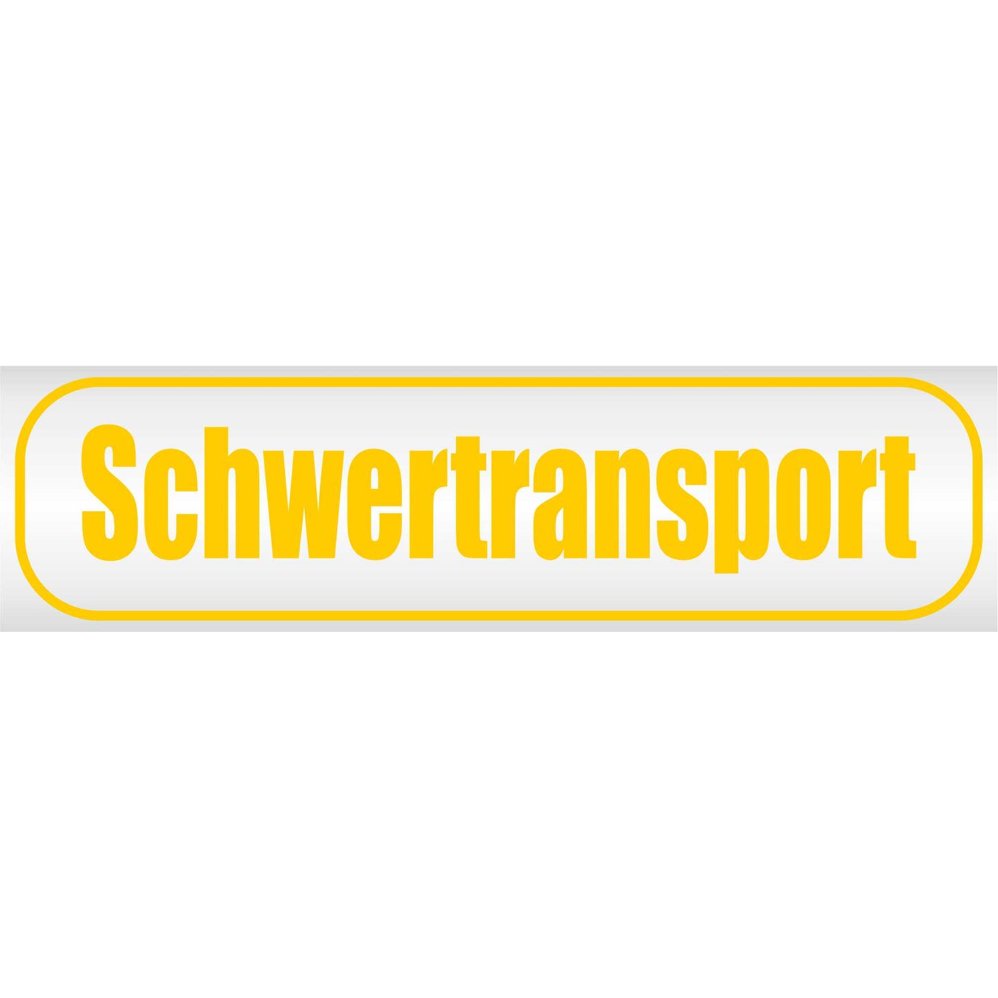 Magnetschild - Schwertransport - Magnetfolie für Auto - LKW - Truck - Baustelle - Firma