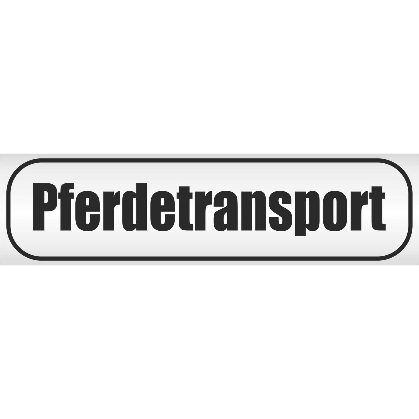 Magnetschild - Pferdetransport - Magnetfolie für Auto - LKW - Truck - Baustelle - Firma