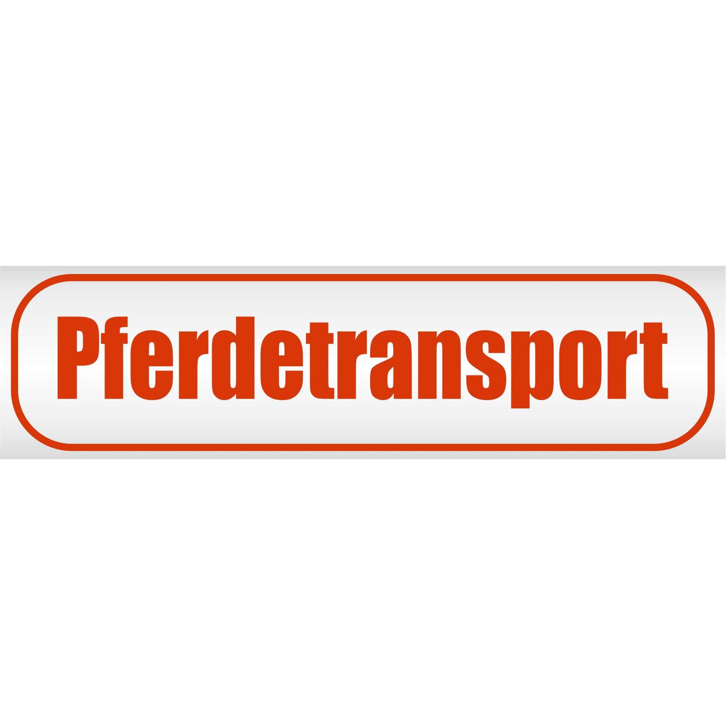 Magnetschild - Pferdetransport - Magnetfolie für Auto - LKW - Truck - Baustelle - Firma