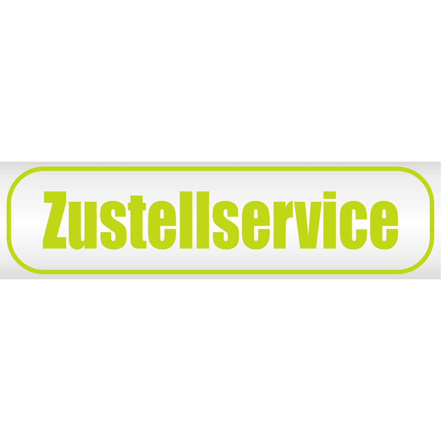 Magnetschild - Zustellservice - Magnetfolie für Auto - LKW - Truck - Baustelle - Firma