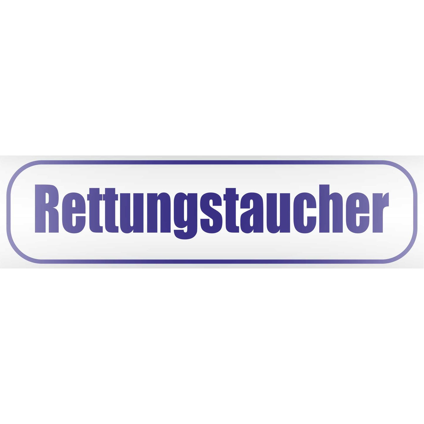 Magnetschild - Rettungstaucher - Magnetfolie für Auto - LKW - Truck - Baustelle - Firma