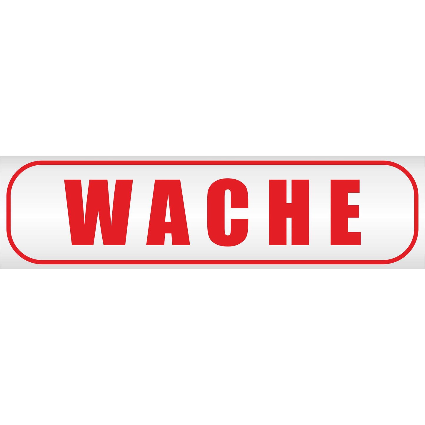 Magnetschild - Wache Streife - Magnetfolie für Auto - LKW - Truck - Baustelle - Firma