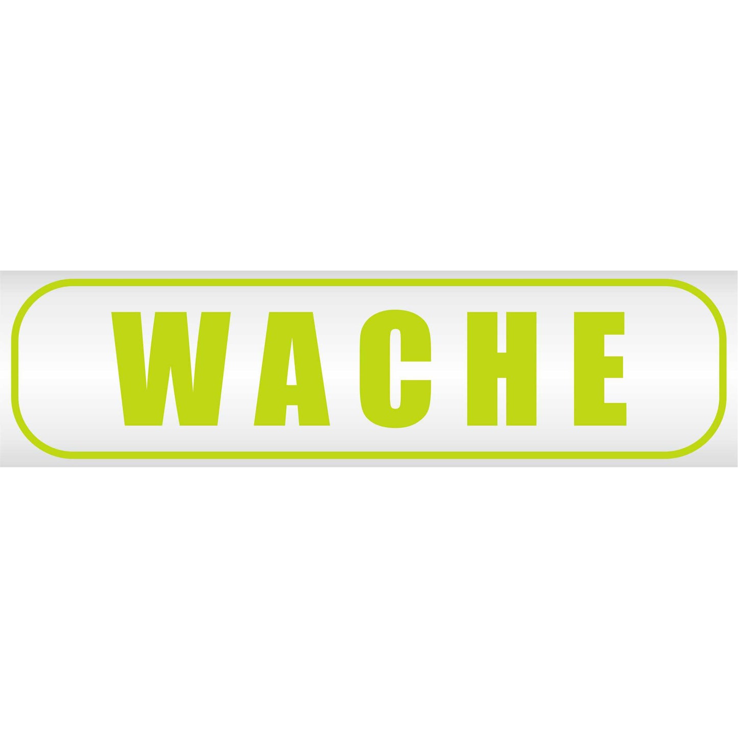 Magnetschild - Wache Streife - Magnetfolie für Auto - LKW - Truck - Baustelle - Firma