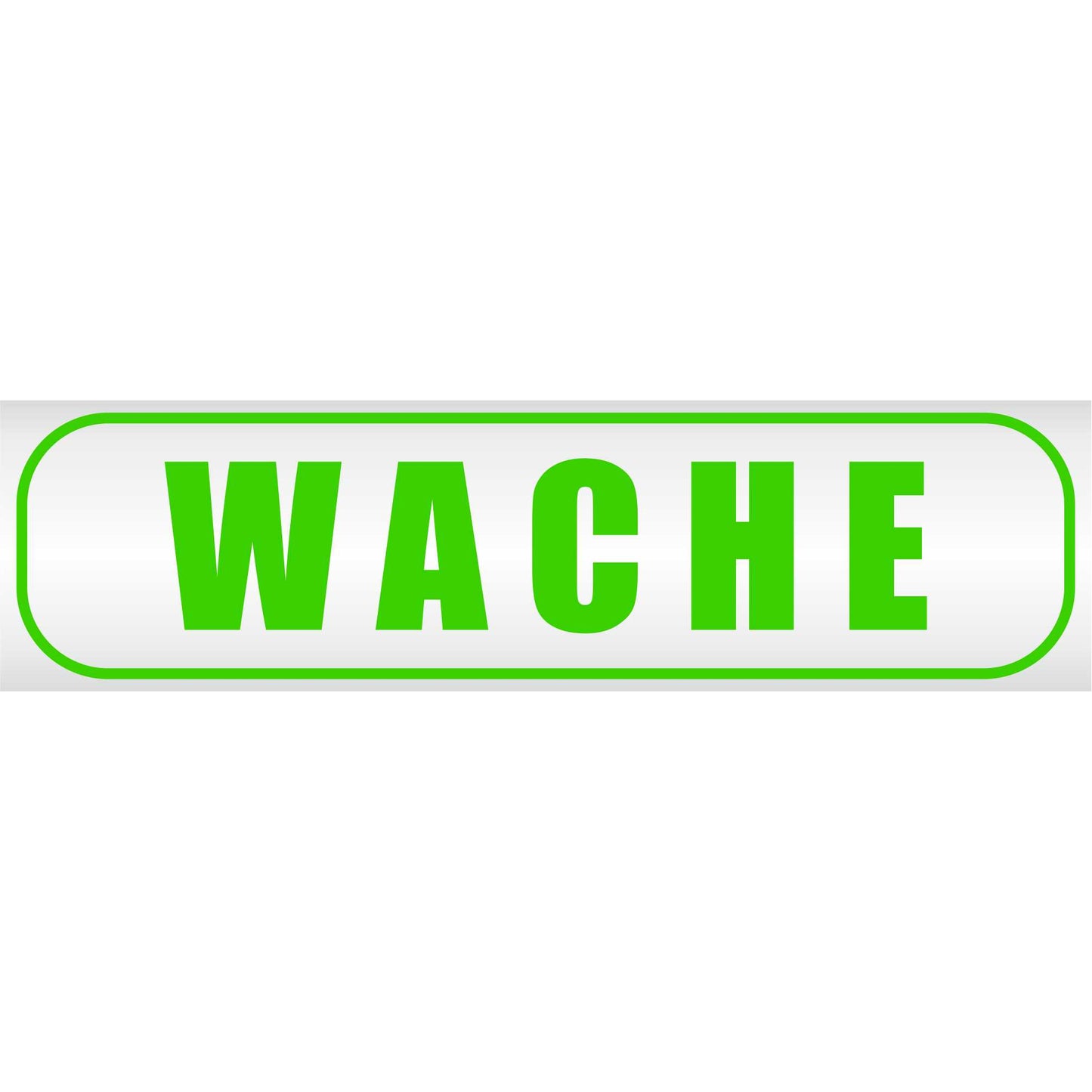 Magnetschild - Wache Streife - Magnetfolie für Auto - LKW - Truck - Baustelle - Firma