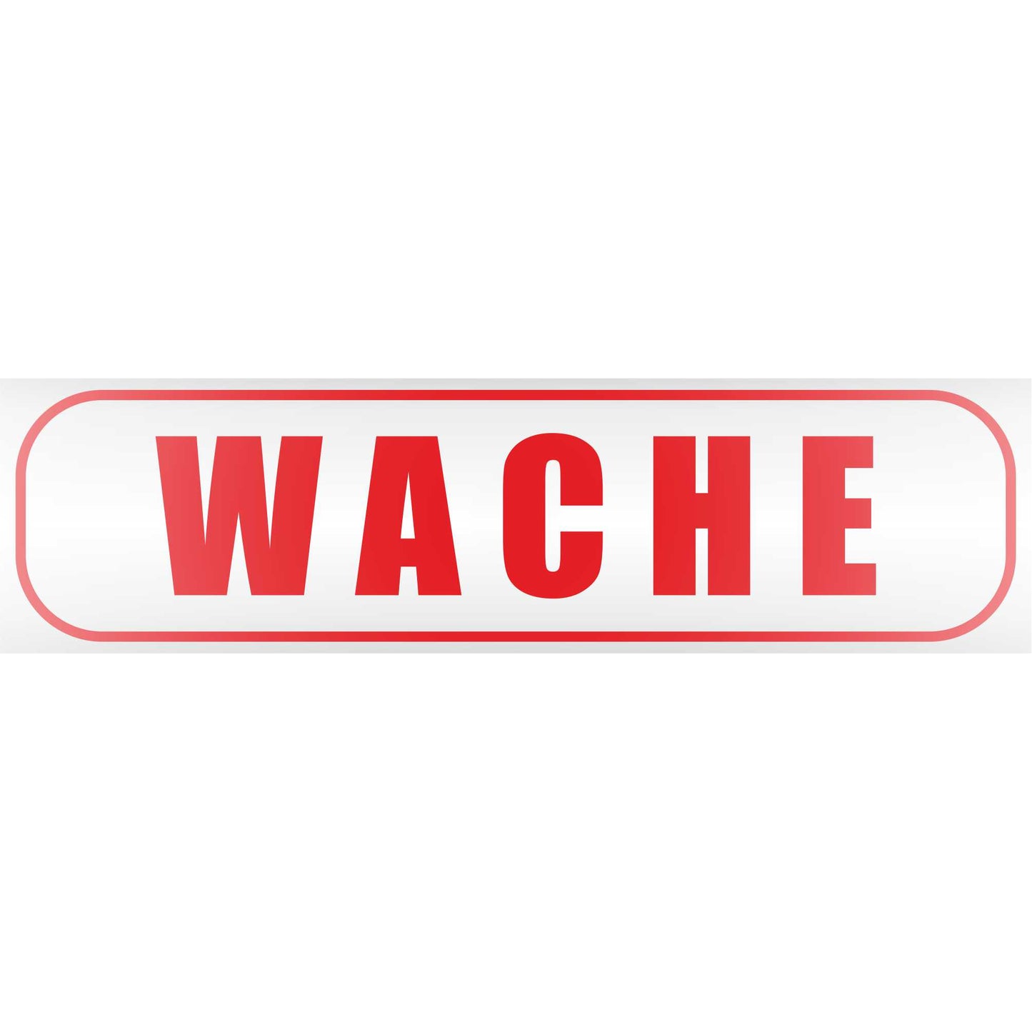 Magnetschild - Wache Streife - Magnetfolie für Auto - LKW - Truck - Baustelle - Firma