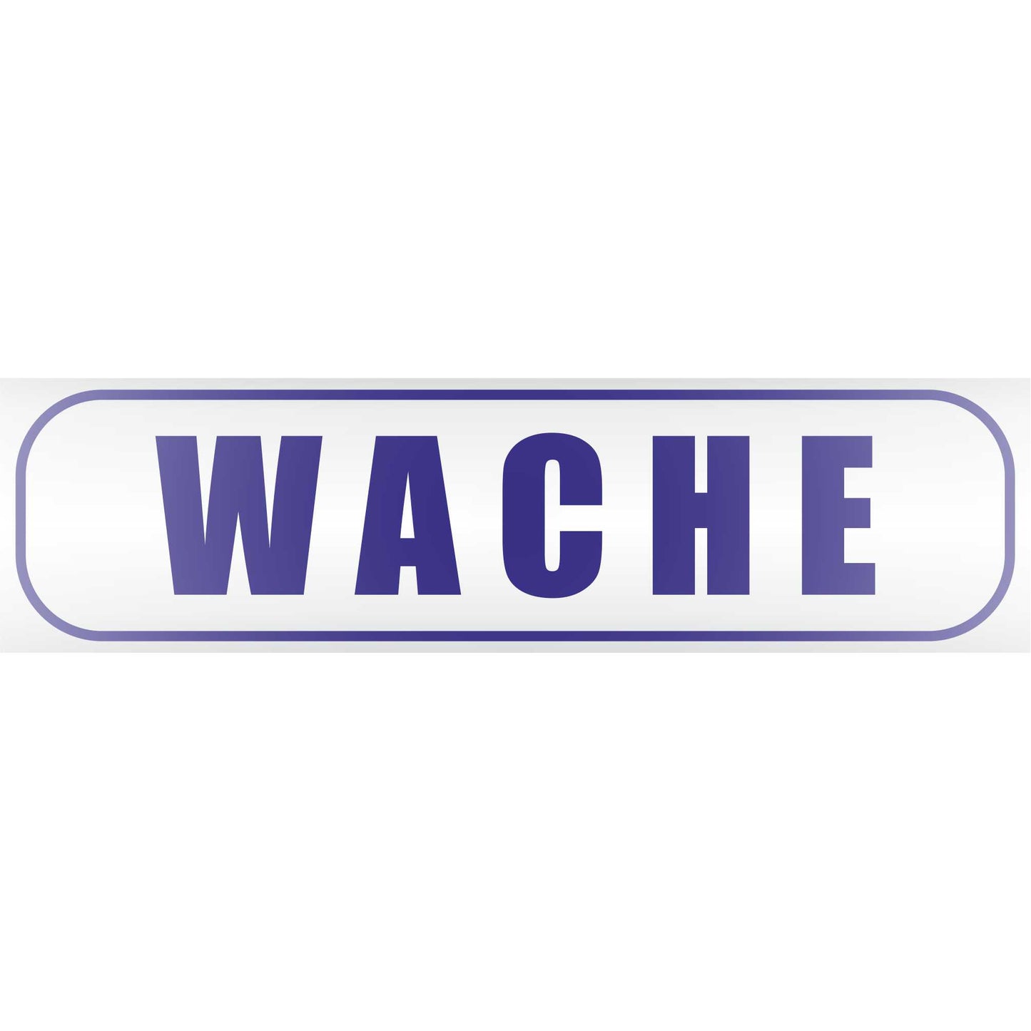 Magnetschild - Wache Streife - Magnetfolie für Auto - LKW - Truck - Baustelle - Firma