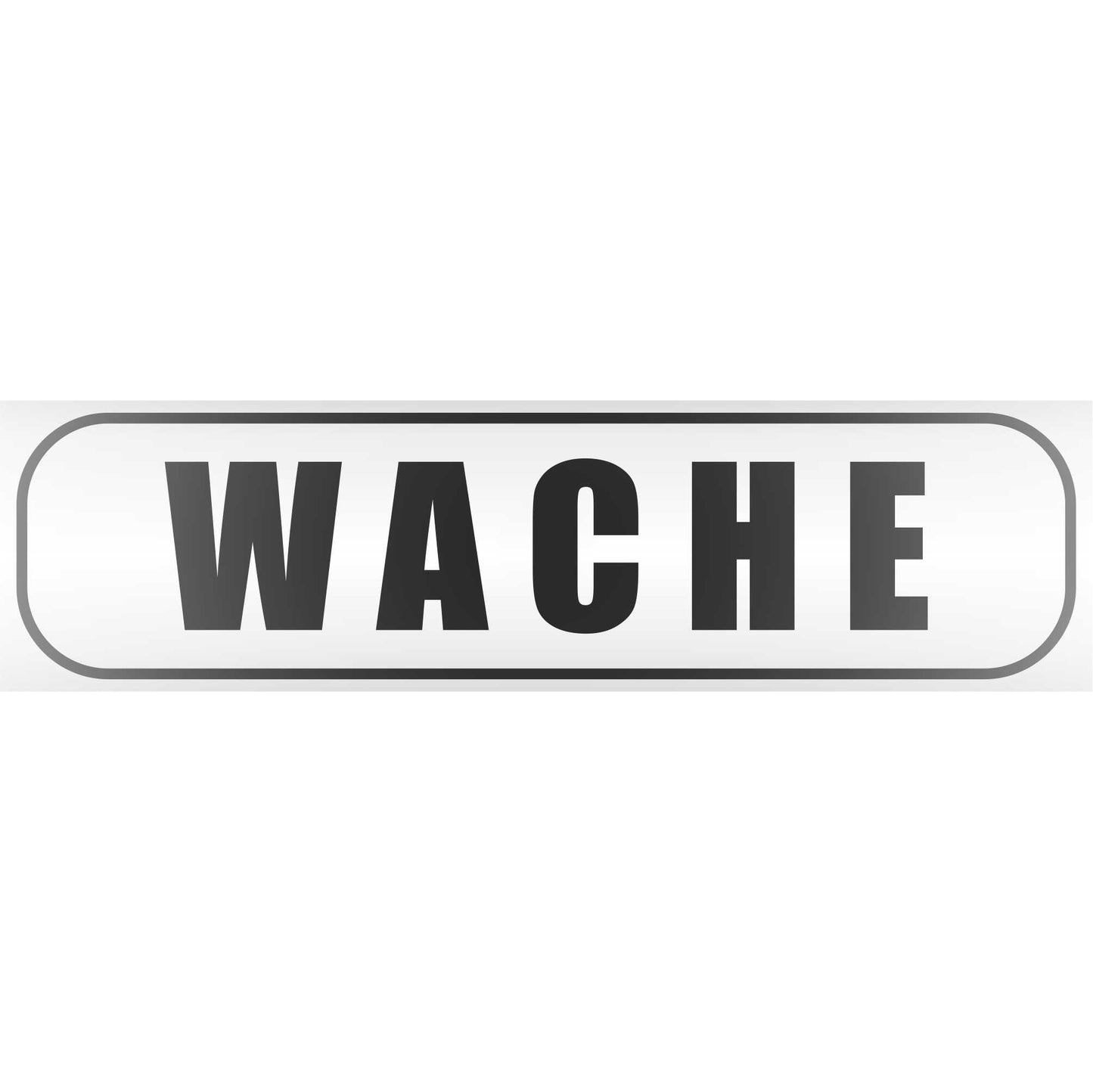 Magnetschild - Wache Streife - Magnetfolie für Auto - LKW - Truck - Baustelle - Firma